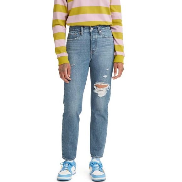 Womens Levi premium wedgie jeans size 27 - Picture 2 of 10